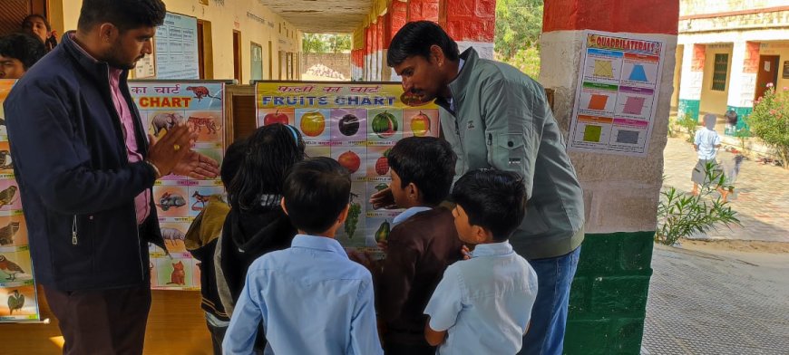 शहीद प्रेमसिंह राजकीय उच्च माध्यमिक विद्यालय शहर में निपुण मेले का आयोजन