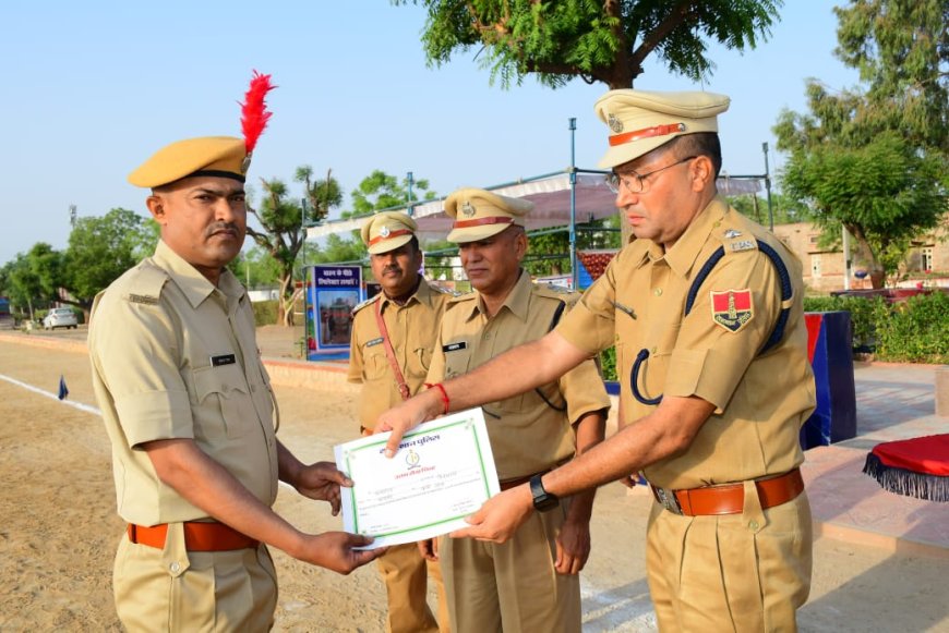 राजस्थान पुलिस स्थापना दिवस पर विशेष सम्मान से सम्मानित हुए : पंवार